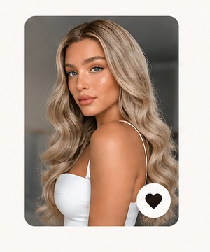 Shopper sees the hairstyle on herself
